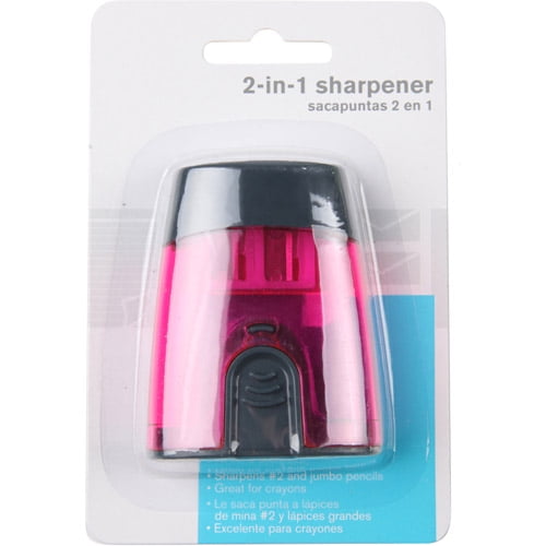 Music themed Pink 2 Hole Blades Pencil Sharpener 